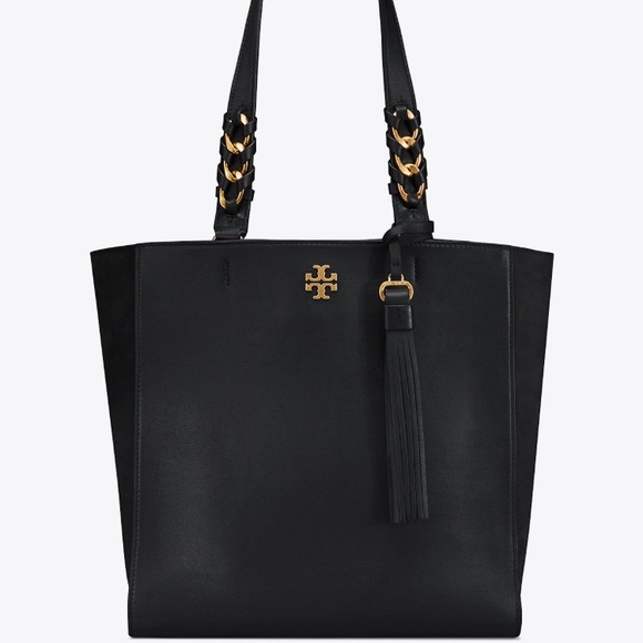 💯%Authentic Tory Burch Brooke leather Tote w Tags - Picture 5 of 8